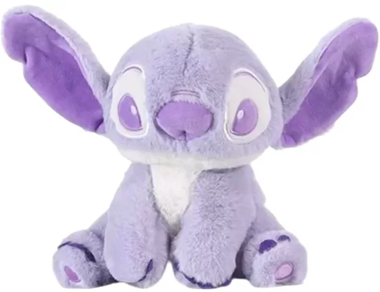 Stitch mīkstā rotaļlieta, 20 cm, violeta, ar skaņu