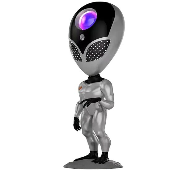 LED projektors ar gaismas efektiem Runājošais citplanētietis, Galaxy Projector - 360