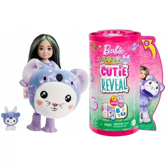 Barbie Cutie Reveal Chelsea bunny as koala lelle