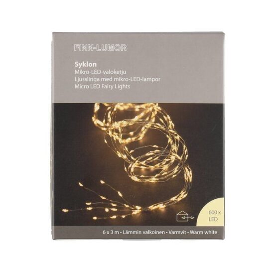 Gaismas virtene 3m 600LED FINNLUMOR