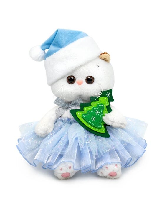 Мягкая игрушка «Кошечка Ли-Ли BABY», в новогоднем костюмчике, 20 см
