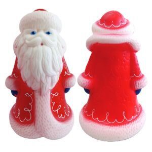 Gumijas Ziemassvētku vecītis, mazs, 17 cm