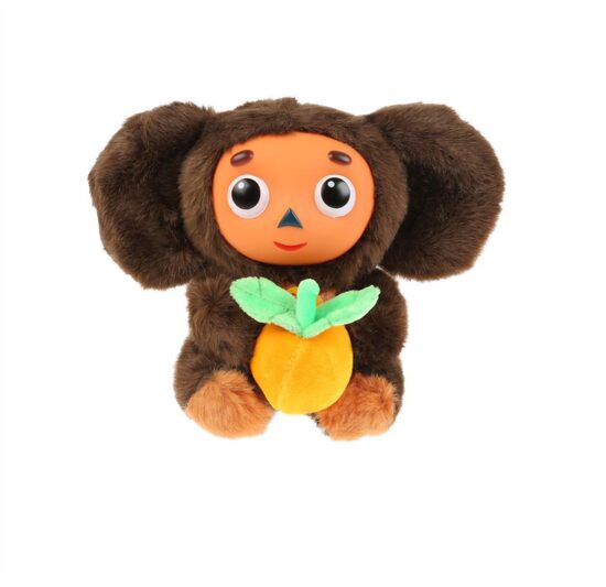 MĪKSTĀ ROTAĻLIETA  ČEBURAŠKA AR APELSĪNU,  Kr. Val. 17 CM