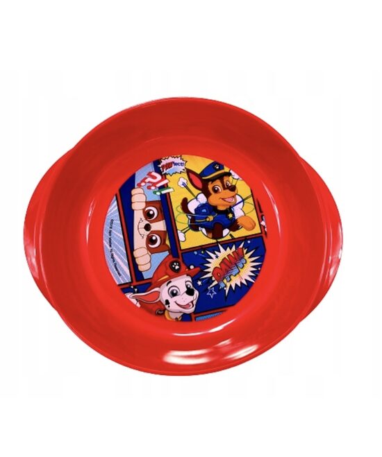 Миска Paw Patrol красная пластиковая