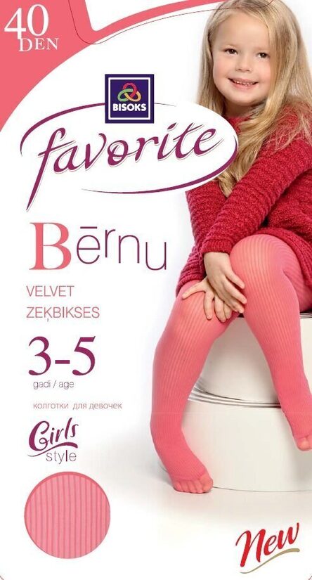 Детские колготки 40 den, белые, 3-5 лет