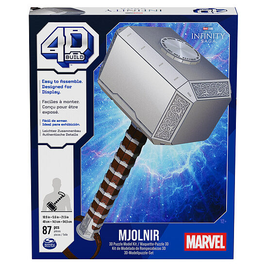4D-пазл Marvel «Молот Тора», 87 деталей