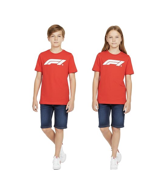 PUMA × F1 Classic – детская красная футболка