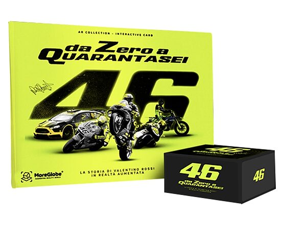 Uzlīmju albums itāļu valodā par Valentino Rossi karjeras vēsturi