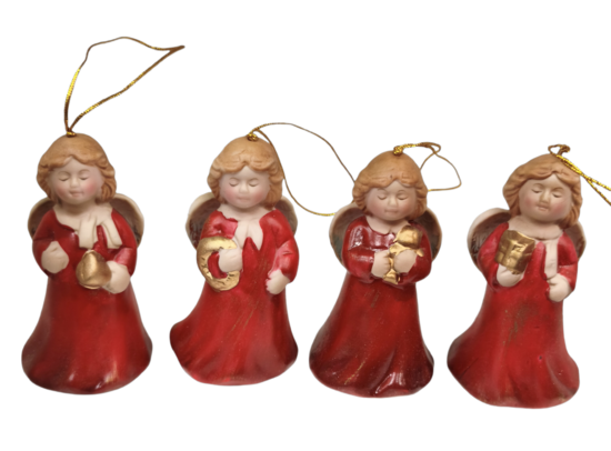 Enģelītis - zvaniņš, statuete, 1 gab.