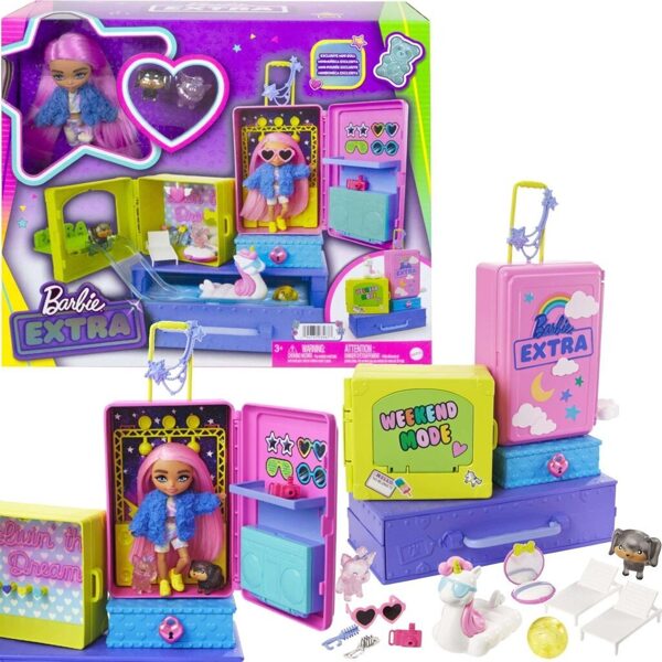 Lelle- figūriņa Barbie Barbie Mattel Extra HDY91, 14 cm