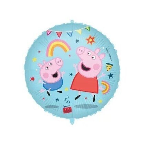 Peppa Pig" folijas balons Peppa un Džordžs, 46 cm