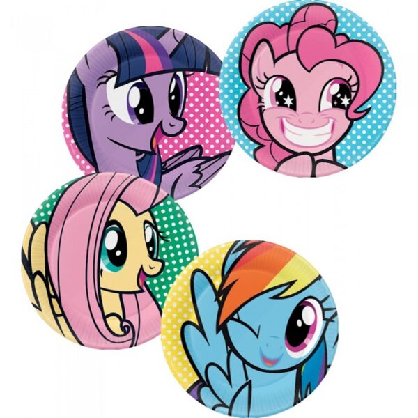 My Little Pony Šķīvju komplekts "Pinkie Pie's Party" 4 gab.