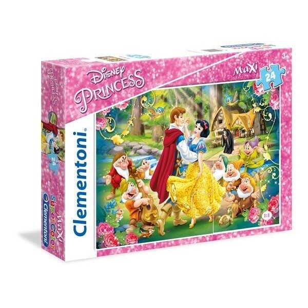Clementoni MAXI Puzle Disneja princese Sniegbaltīte (24 daļ.)