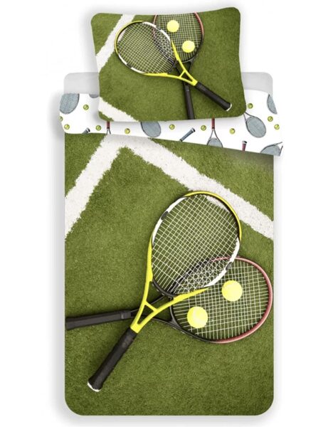 Sport Tennis gultas veļas komplekts 140x200cm, 70×90 cm