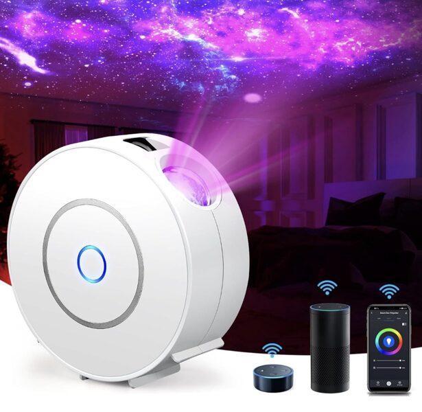 Умный проектор звёздного неба 3D Galaxy с Wi-Fi и Alexa
