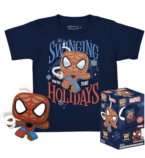 Funko Pocket Pop! & Tee: Marvel - Spider Man T-Krekls