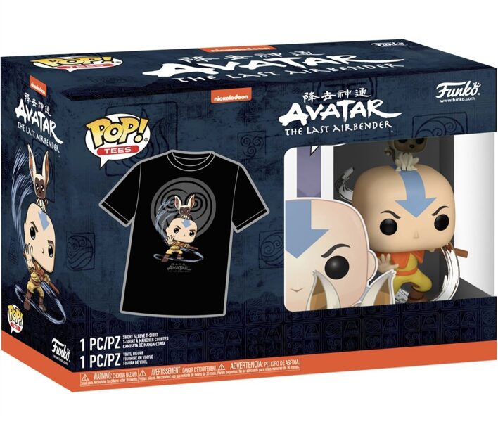 Funko Pop! & Tee: Avatar - Element Bending T-Krekls XL