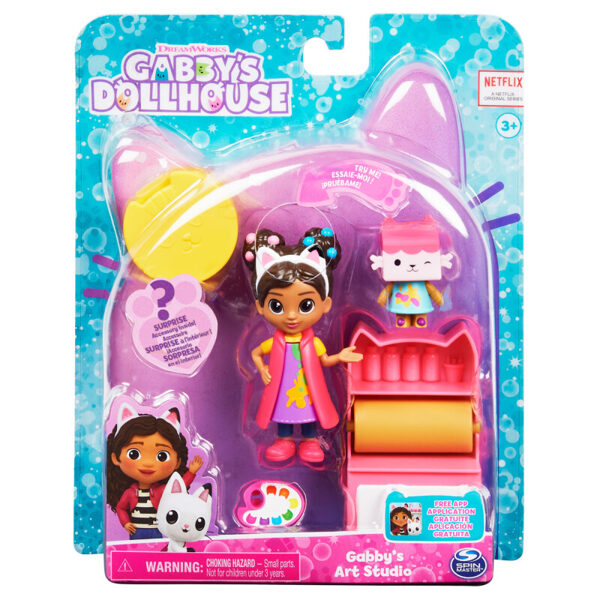 Lelle ar piederumiem Gabby Dollhouse SpinMaster Art Studio