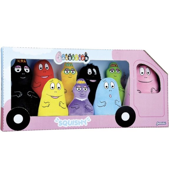 Jemini 024390 Barbapapa komplekts ar 9 plīša rotaļlietām +/-15 cm