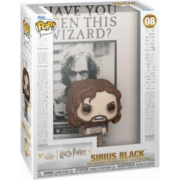 Funko Pop! Covers: Harry Potter Prisoner of Azkaban - Sirius Black with Poster #08 figūra