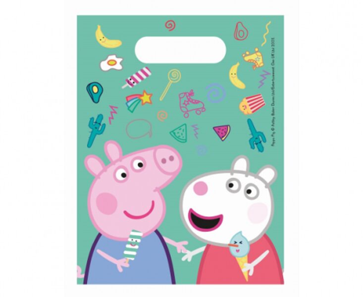 Party bags Peppa pig  6 gab