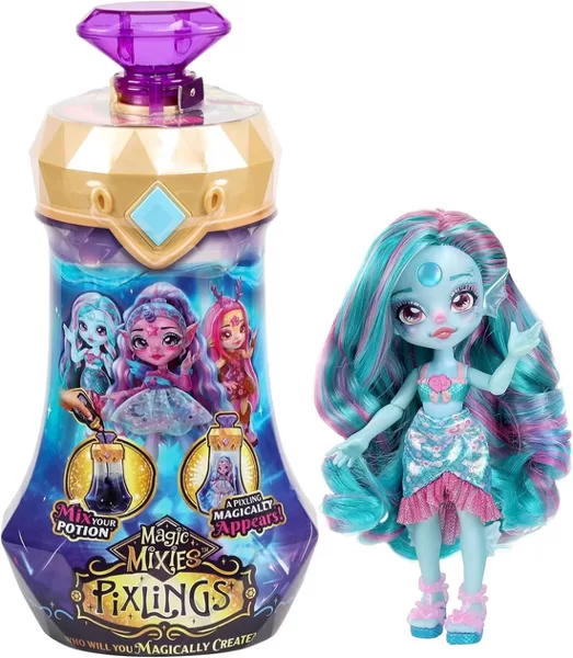 Lelle- figūriņa Magic Mixies Pixlings, 14 cm, zils