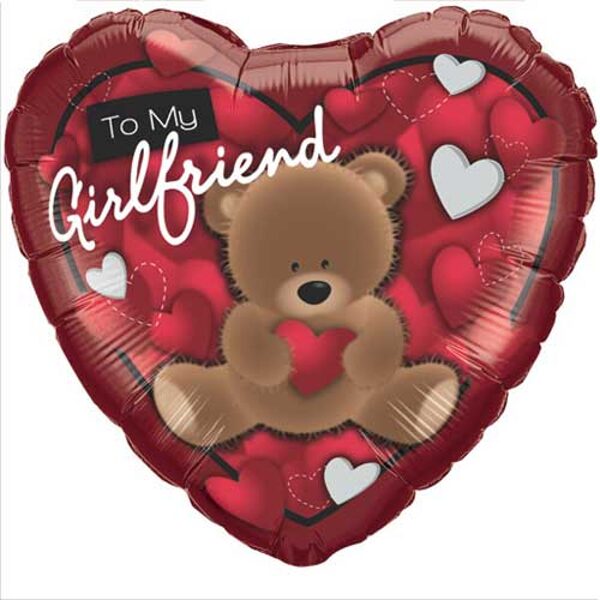 Folija balons TO MY GIRLFRIEND 45 CM
