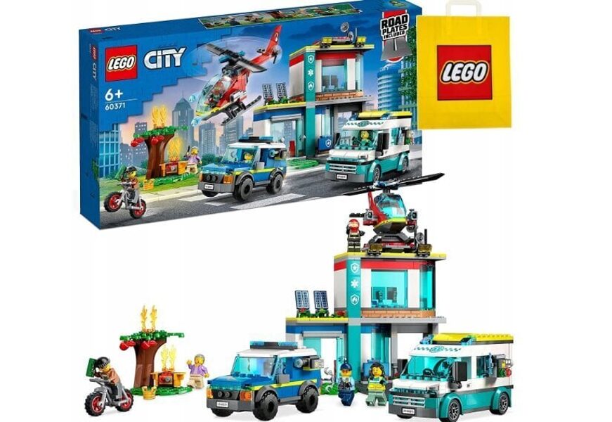 60371 LEGO® City Neatliekamās palīdzības transportlīdzekļu bāze