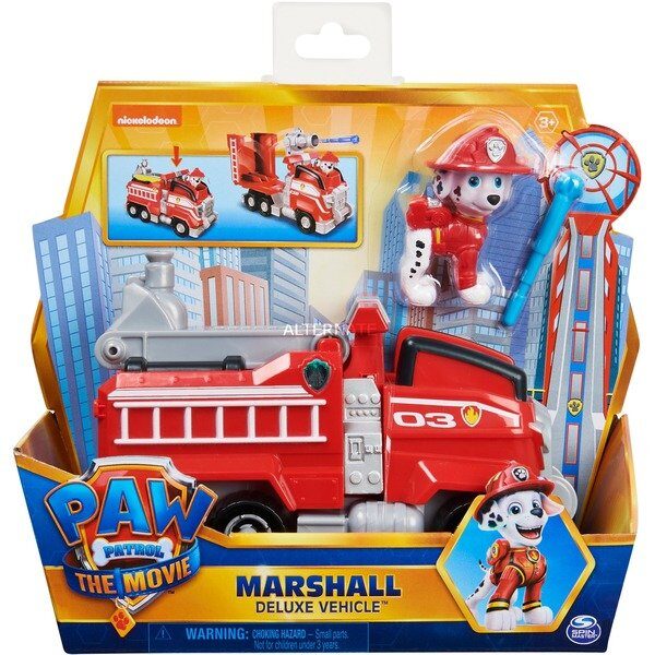 Spin Master Paw Patrol The Movie  Marshall Deluxe Vehicle 