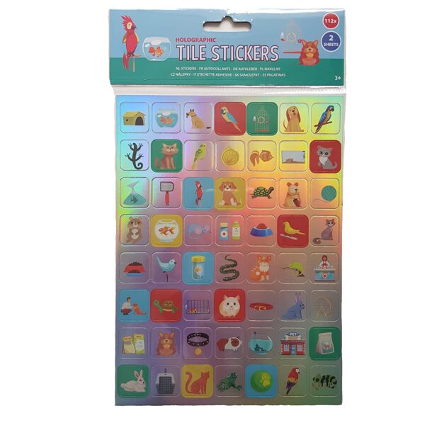 Klasiskās uzlīmes  112 gab Pets