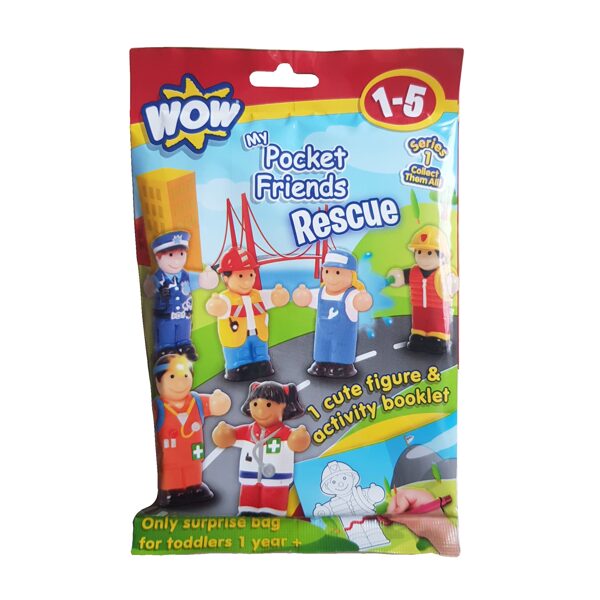 WOW Toys My Pocket Friends — Rescue (1 figūra ar aktivitāšu bukletu)