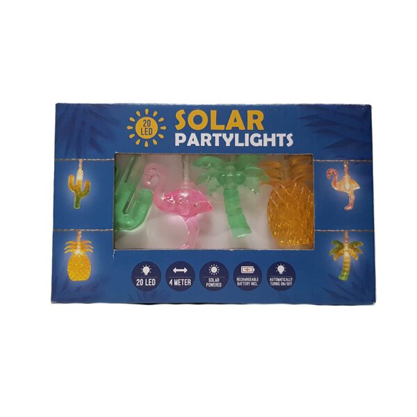 Solar Party Lights 20 LED - 4 metri