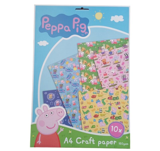 Papīrs rokdarbiem " peppa pig"