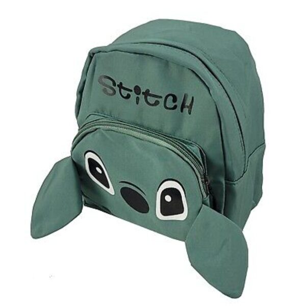 Bērnu mugursoma "Stitch", 21x18x10 cm, zaļa