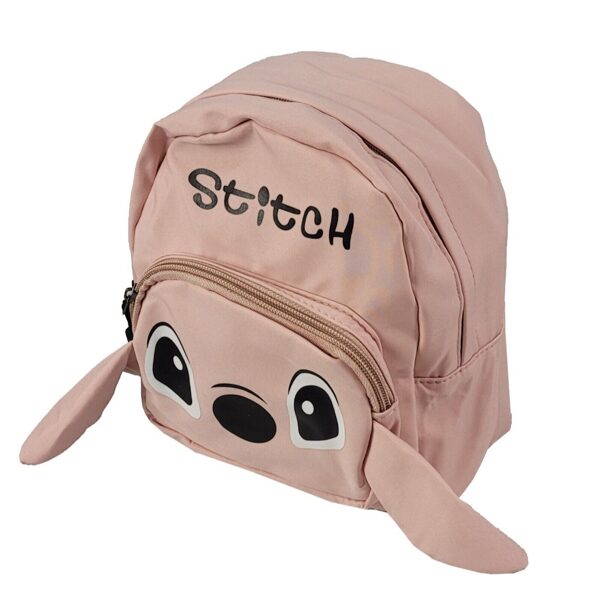 Bērnu mugursoma "Stitch", 21x18x10 cm, rozā