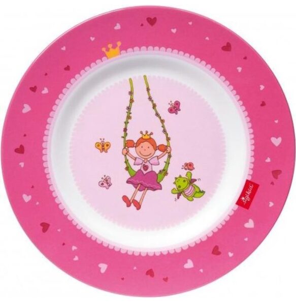 Sigikid melamīna šķīvis - Princeses šķīvis - Pinky Queeny