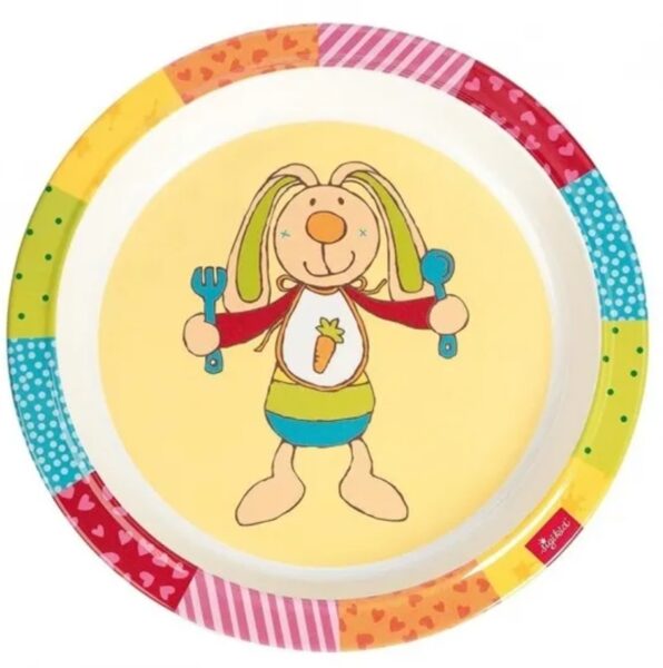 Sigikid varavīksnes truša šķīvis