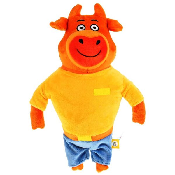 Oranža govs Papa 30 cm, bez čipa